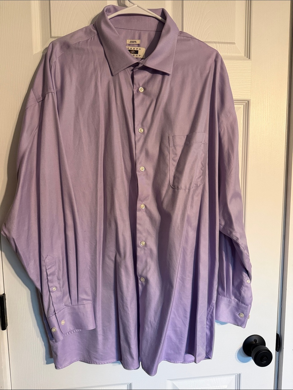 Joseph Abboud Men's Lavender Button-Up Dress Shirt